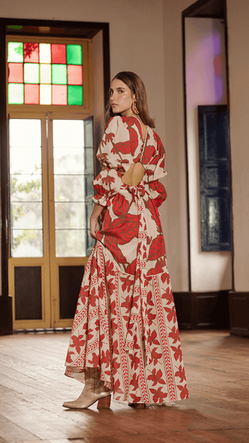 Vestido Largo Rosa - Mar a Mar Colombia